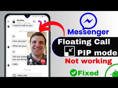 Fix Messenger Floating Video Call not Working on Android | Messenger Video Call Minimize Problem