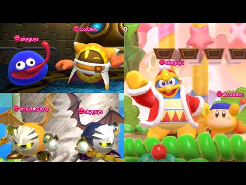 Kirby Fighters 2 - Online Session 6 | Winning and Losing with the Buddies