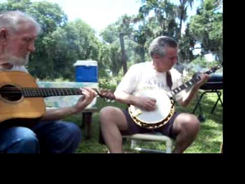Bobby Lee Camp Starcher 81st Birthday - Warming up the banjo!