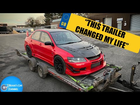 I REVIEW MY BRIAN JAMES A4 CAR TRAILER