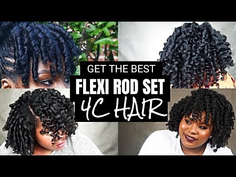 How To Use Flexi Rods For Curls On Natural Hair