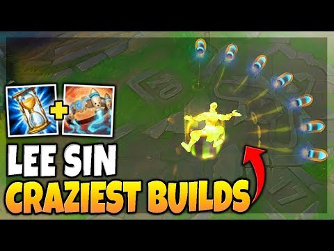 THE CRAZIEST LEE SIN BUILDS OF ALL TIME IN 14 MINUTES - League of Legends
