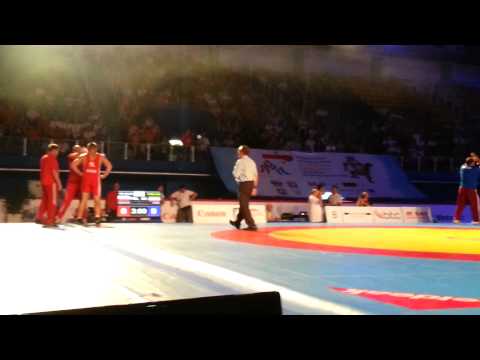 Rusty Davidson USA last match like FILA referee Junior Worlds Croatia -  2