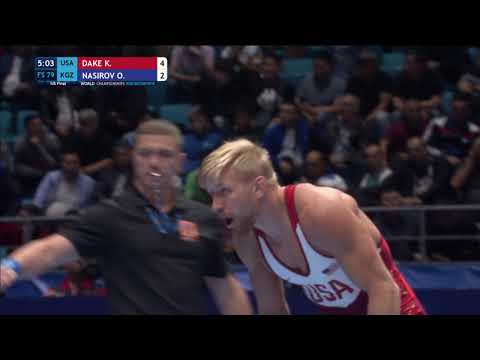 1/8 FS - 79 kg: K. DAKE (USA) v. O. NASIROV (KGZ)