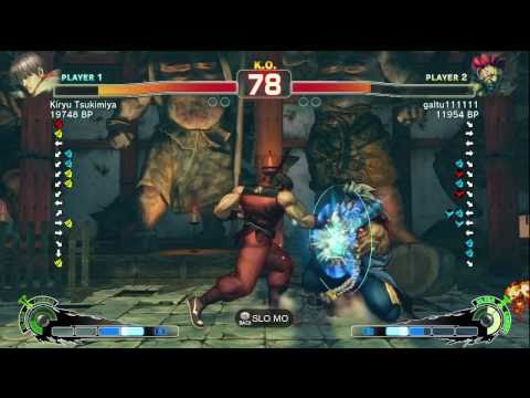 Kiryu Tsukimiya [Guy] vs galtu [Gouki] SSF4 Japanese Online Ranked Matches - TRUE-HD