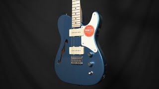Video thumbnail for Fender Squier Paranormal Cabronita Telecaster Thinline | Lake Placid Blue by MooreMusicGuitars