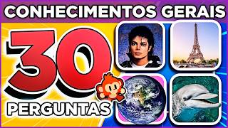 🌍 QUIZ DE CONHECIMENTOS GERAIS | países | arte | cultura pop | #macaquiz