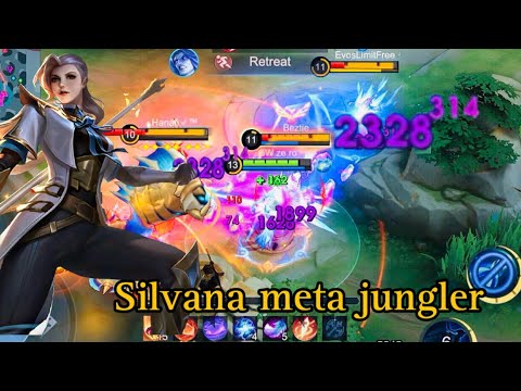 New Meta Silvana Jungler | Best Item Build With High Pure Damage And Lifesteal|Tips Easy Combo skill