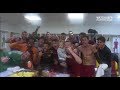 Crazy dressing room scenes after Roma beat Barcelona in the Champions League