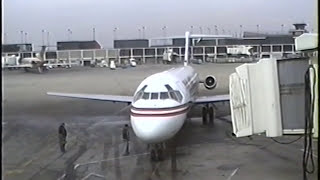 TWA Douglas DC-9  takeoff and flight Chicago (ORD) to St Louis 1991