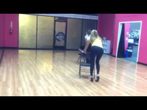 I'm a woman burlesque chair dance