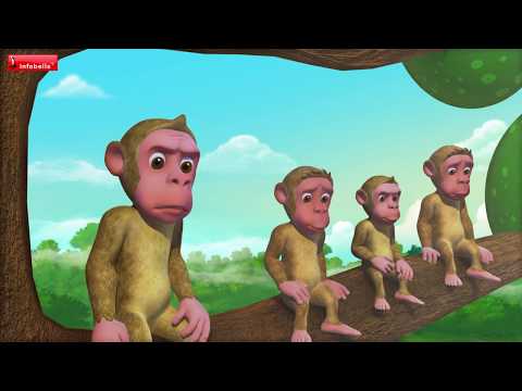 The Cap Seller and the Monkey | Bengali Moral Stories for Kids | Infobells