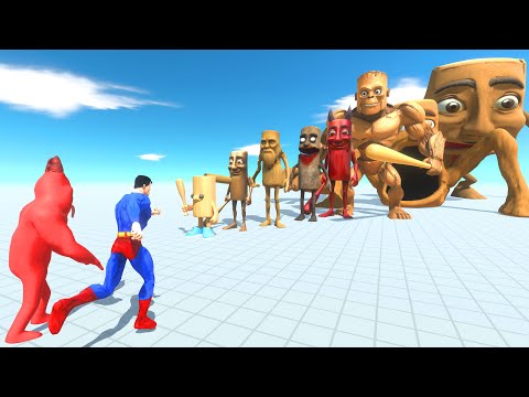 Superhero X Creepy Monster vs 7 Levels Evolution of Tung Tung Tung Sahur | ARBS