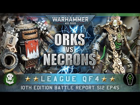 Necrons vs Orks Warhammer 40K Battle Report 10th Edition 2000pts