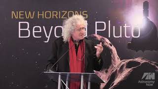 Brian May Speech extract New Horizons Press Conference 31/12/2018