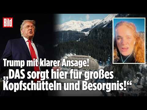 DAVOS: Donald Trump mit klarer Ansage! Grönland-Ansprüche sorgen für Kopfschütteln und Besorgnis!
