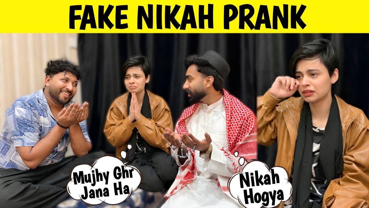 Fake Nikah Prank 😂 || by @sharikshah  and @decentpranks
