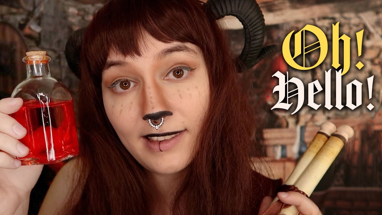 ASMR Tingle Sidequest: Satyress Visits Your Item Shop! English Accent Fantasy Roleplay