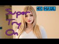 4K Transparent Try On Haul Get Ready With Me 2024
