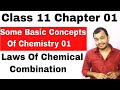 Class 11 CHEM Chapter 1 Some Basic Concepts Of Chemistry 01 Laws Of Chemical Combination