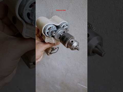 Homemade Powerful Drill machine #howto #shorts