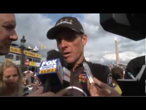 2010 Tour de France stage 20 - Full day with Lance Armstrong