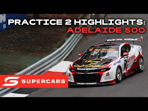 SUPERCARS 2023 VALO Adelaide 500プラクティス2ハイライト動画