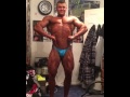 19 year old bodybuilder posing