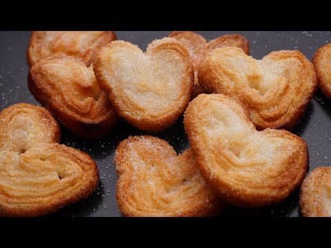 Cómo hacer PALMERITAS de HOJALDRE | OREJITAS