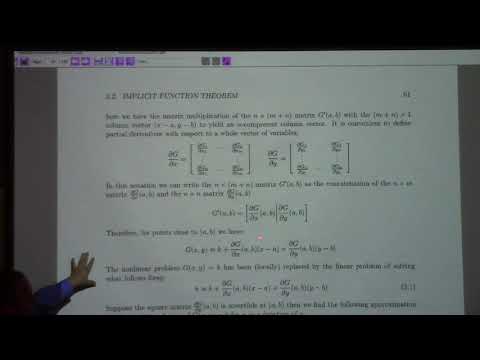 Advanced Calculus: implicit mapping theorem not explained well, 9-11-17