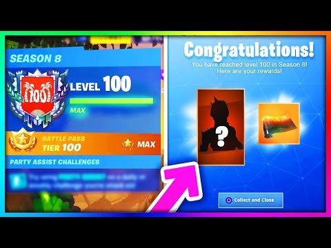 THIS HAPPENS WHEN YOU REACH LEVEL 100 in SEASON 8.. (Secret LVL 100 Rewards Unlocked Fortnite)