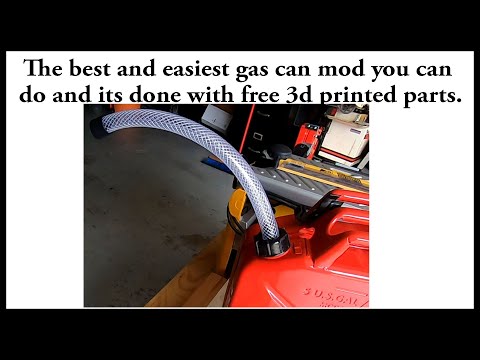 The best spout and metal vent for the Harbor Freight Jerry Can Gas Can.