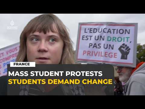 France student protests demand more teachers and investment in education