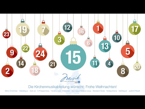Musikalischer Adventskalender 2022 der Gebietskirche Nord- und Ostdeutschland. Das 15. Türchen