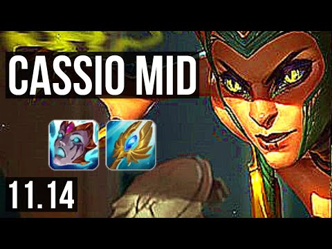 CASSIOPEIA vs VIKTOR (MID) | 8/0/1, Legendary, 400+ games, Rank 13 Cassio | EUW Grandmaster | v11.14