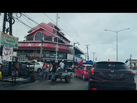 UPDATED VIEW OF THE WEST COAST DEMERARA #HEROES HIGHWAY TO PARIKA GUYANA 