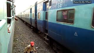 preview picture of video '#Diesel #wdm3a 12401 magadh express xing with 12402 magadh express'