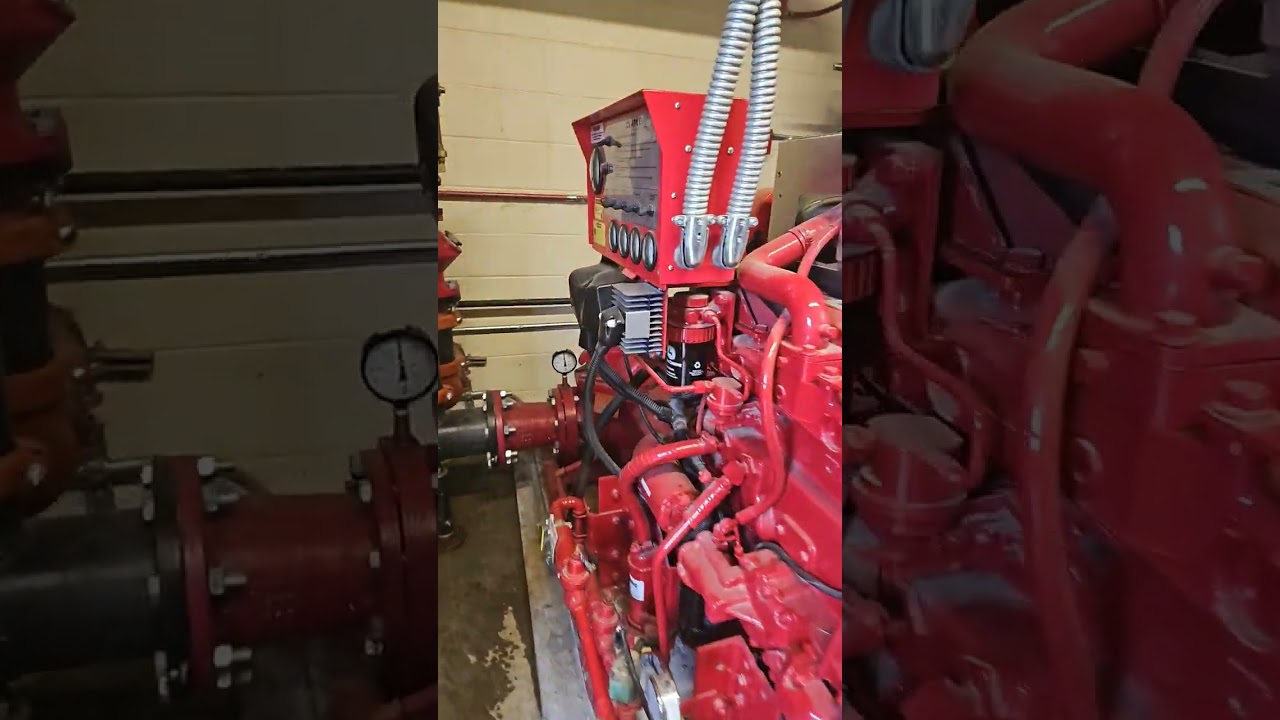 Clarke 750 GPM Diesel Firepump churn #clarke #diesel #churn #fireprotection #fire #life