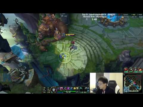League Of Legends S7 — Doublelift as Jhin MF vs Ezreal Vel'Koz Bot  Ranked Gameplay