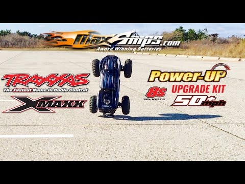 57.4MPH!-8S TRAXXAS X-MAXX POWER UP-MAXAMPS-AFTERTHOUGHTS