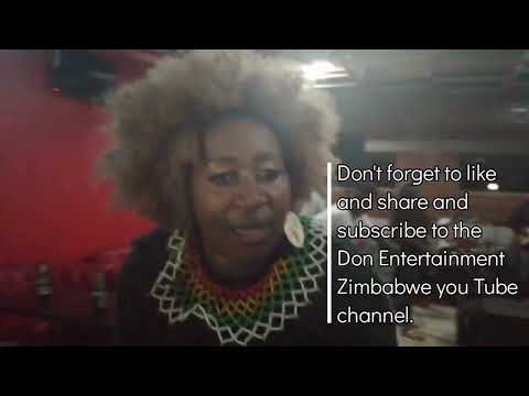 Muchaneta of the zbc drama series on stage at the Palm Trees Nightspot.