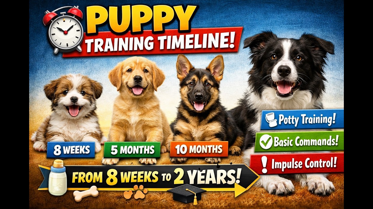 Puppy Training Timeline video