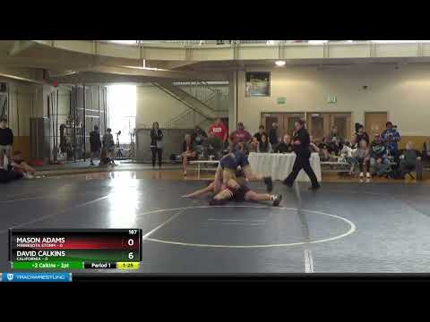 187 Lbs 2nd Place Match (8 Team) - Mason Adams, Minnesota Storm Vs David Calkins, California Ae70