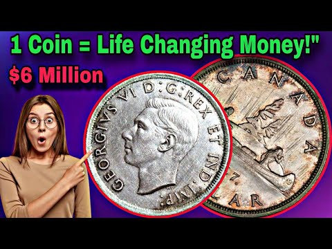 1 Coin = $100,000?! Most Valuable Canadian Silver Dollars! Coins Worth money 💰 !!