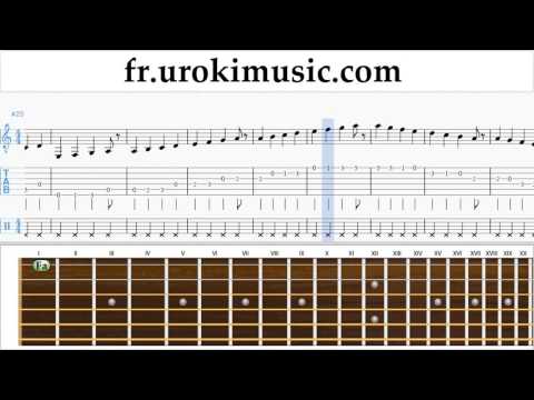 Cours de Guitare Calvin Harris ft. Rihanna - This Is What You Came For Tuto Partitions Partie#1 um