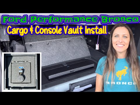 Ford Bronco Center Console Vault & Cargo Under Floor Vault Install | Ford Performance Parts