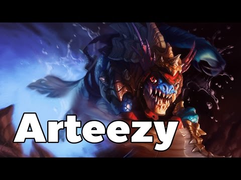 Dota 2 - Arteezy Pro Slark Carry Ranked MMR Game