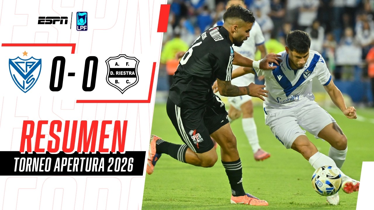 EL FORTÍN NO PUDO CON EL MALEVO EN EL AMALFITANI | Vélez 0-0 Dep. Riestra | RESUMEN