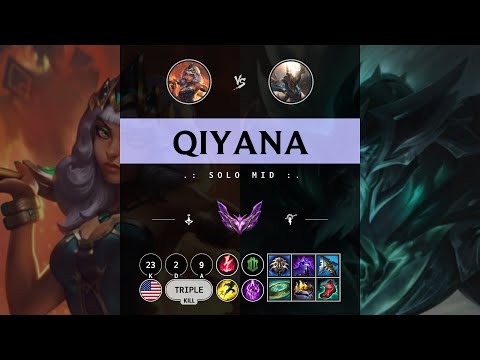 Qiyana Mid vs Pantheon - NA Master Patch 14.9