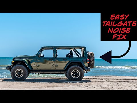 Jeep Wrangler JL Mopar Tailgate Reinforcement Noise FIX